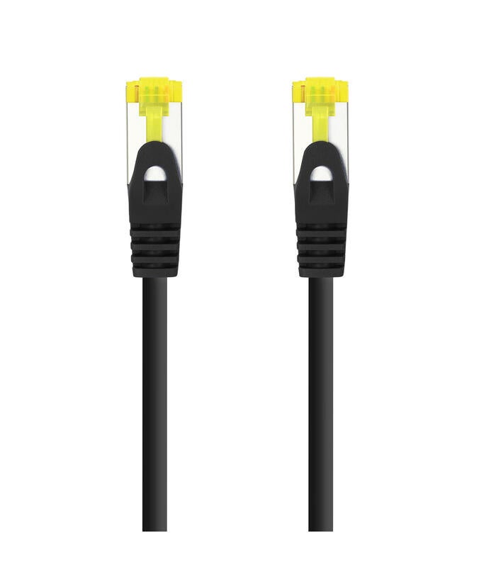 Cabo de rede nanocable patch cord rj45 lszh cat.6a sstp awg26, preto, 2 ...