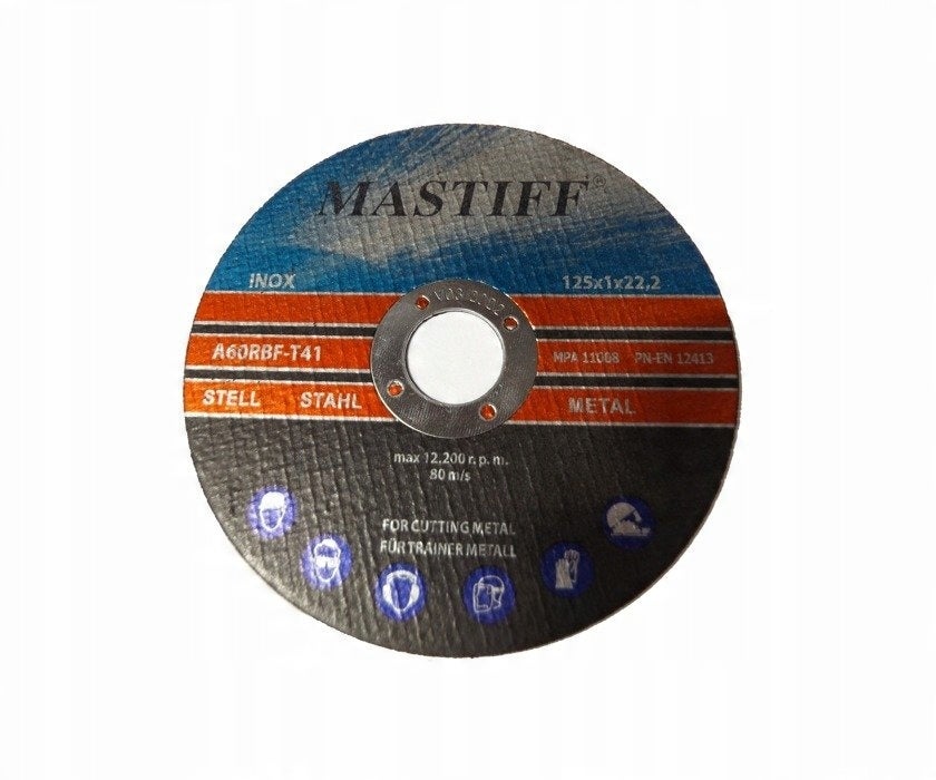 Tarcza tnąca do metalu Mastiff 125x1 mm - 5