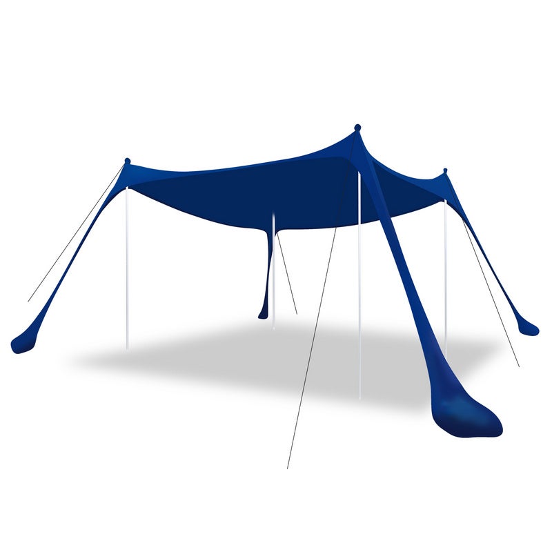 Tenda Da Doccia E Spiaggia Pop-Up Impermeabile - 190x110cm, Con Borsa Trasporto, Nero