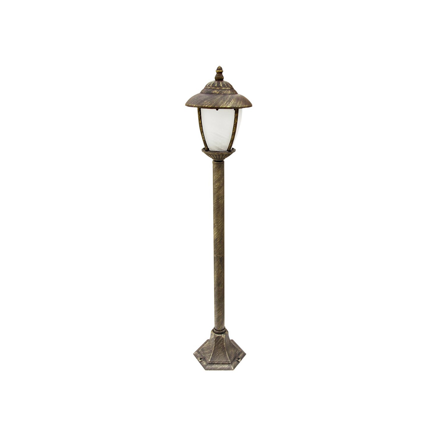 Lampa ogrodowa stojąca Madrid złoto antyczne 1xE27x60W IP43 wym: 105 x 20 x 20 cm metal Rabalux