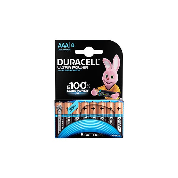 Pile Duracell Ultra Power AAA BPH8 Dclick m. Powercheck - 2