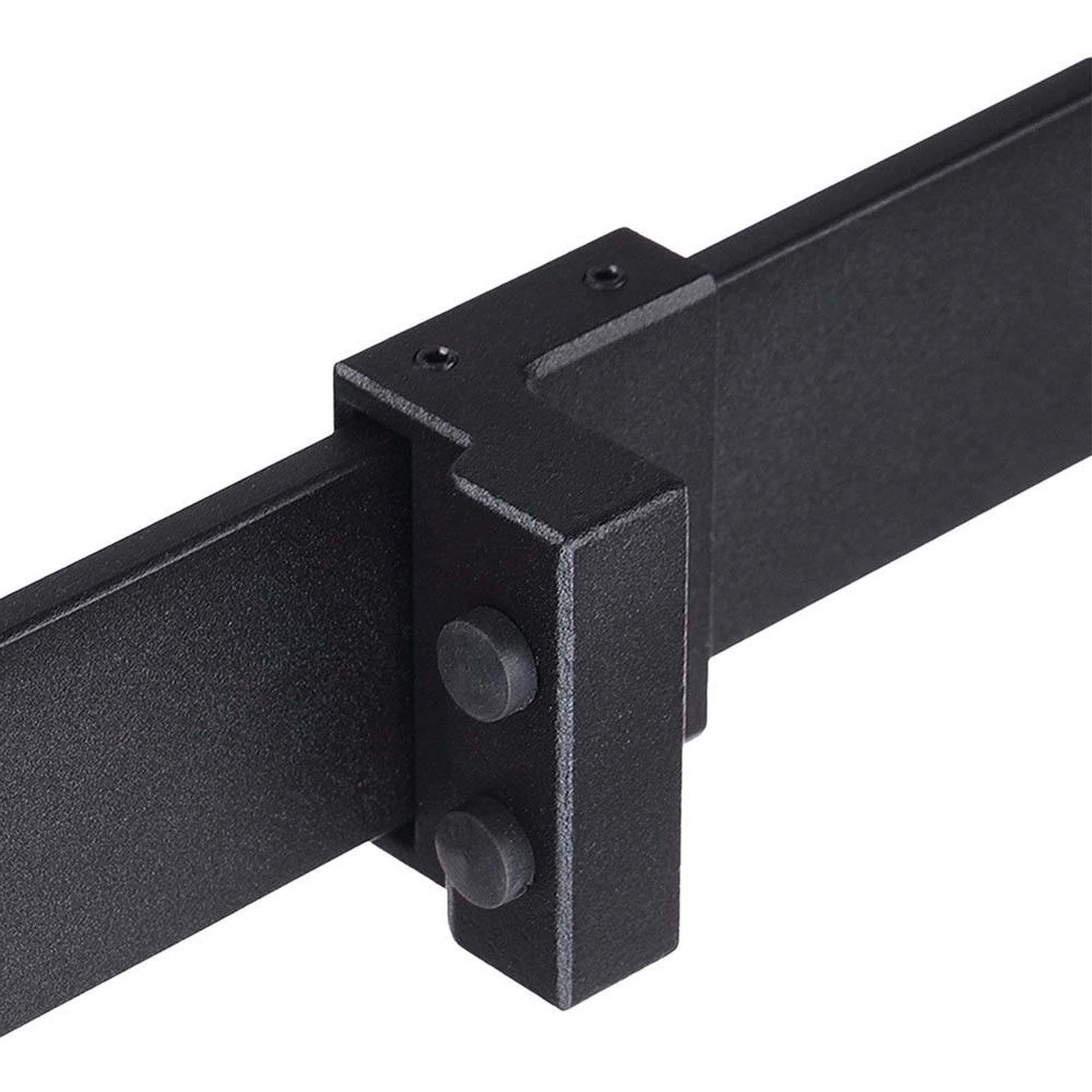 Herraje para puerta corredera Homcom negro 200x0,6x4 cm - 5