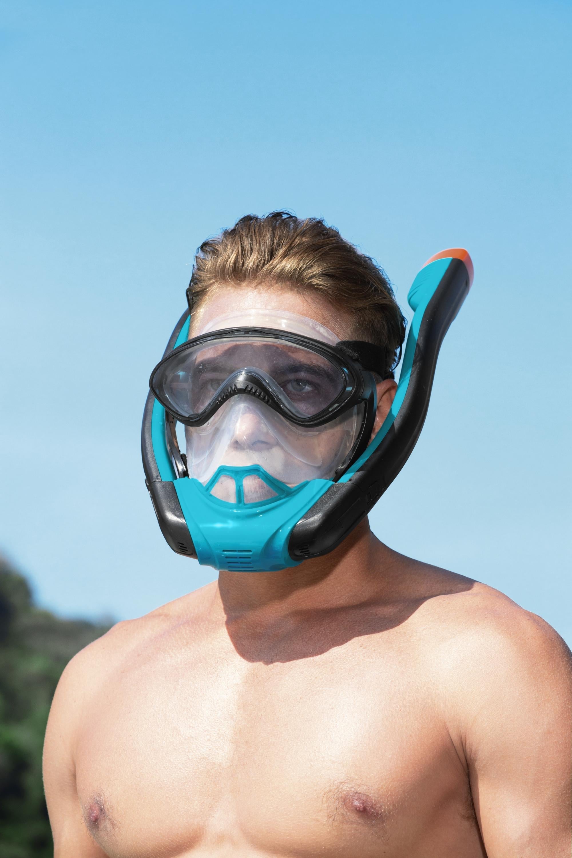 Maschera subacquea con boccagli da sub regolabile - 9