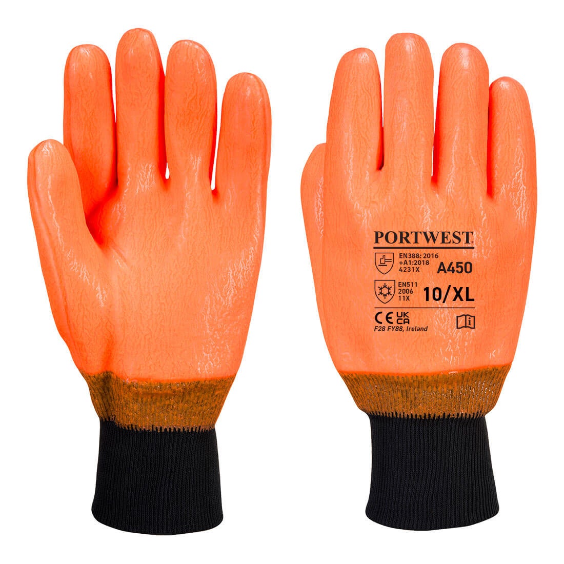 Guantes De Alta Visibilidad Impermeable Forro Aislante PORTWEST A450 guantes-de-alta-visibilidad-impermeable-forro-aislante-portwest-a450