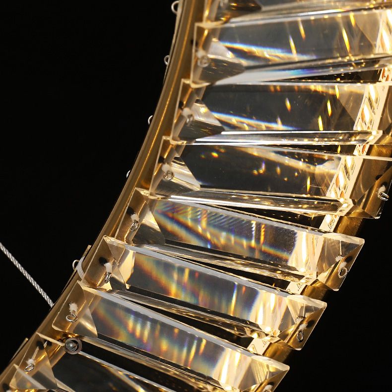 LAMPADA TOOLIGHT APP1201-CP CRISTAL 50CM GOLD - 3