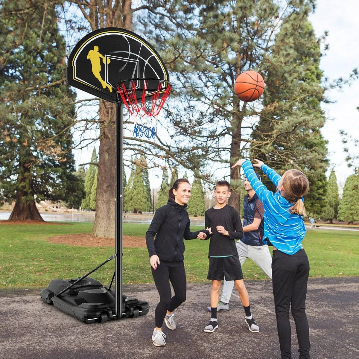 VGEBY Panneau de basket-ball Jouet de basket-ball pour enfants, cerceau