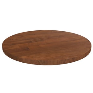 HOMIUSE Piano Tavolo Rotondo In Legno Di Pino Massiccio 30x2,5 Cm - Ricambio Per Tavolo Da Pranzo, Caffè O Giardino