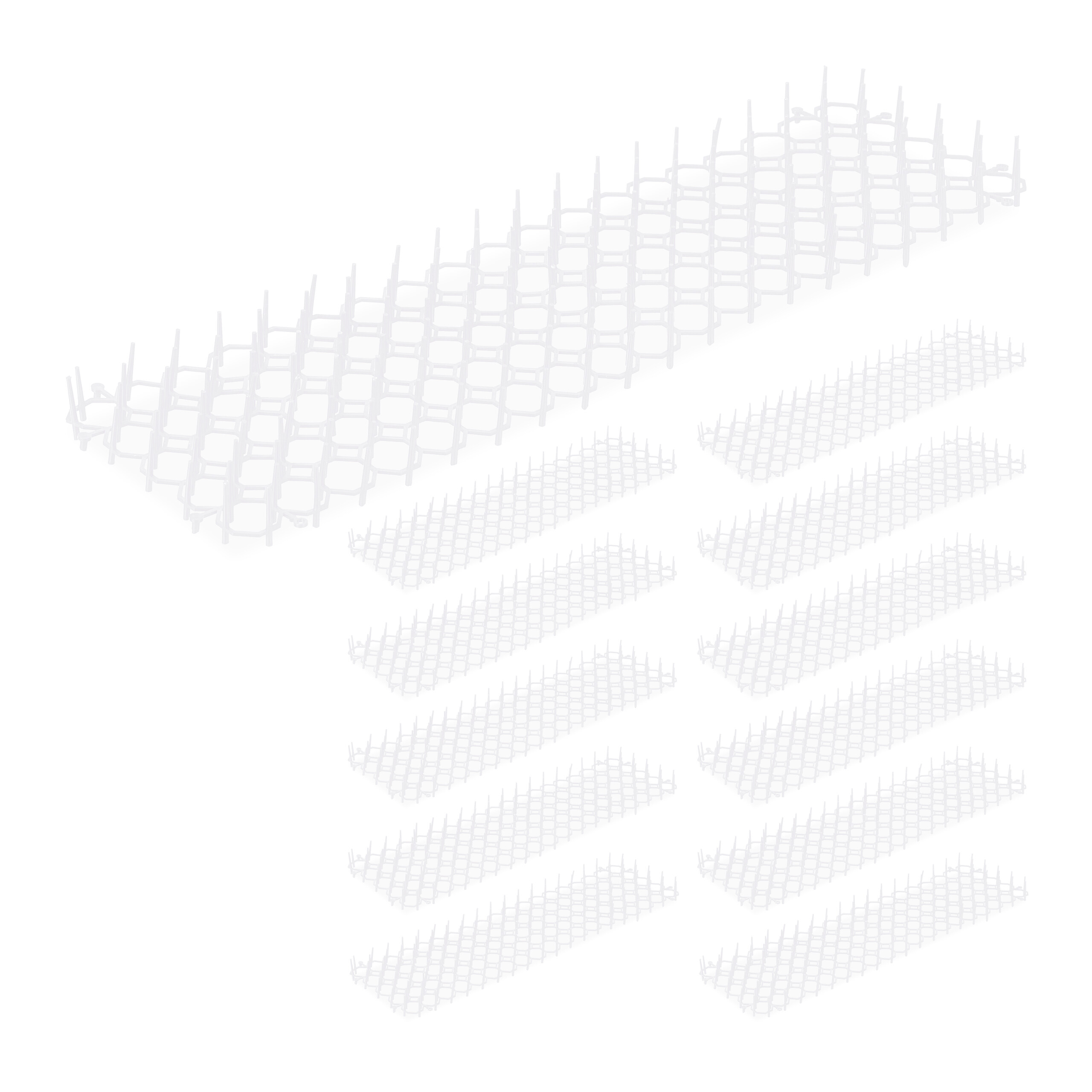 Tappetini Repellenti Per Gatti Trasparenti - 6 Pezzi 34x42 Cm | Anti Graffio Per Mobili E Piante | Sicuro Per Animali - Foto 9