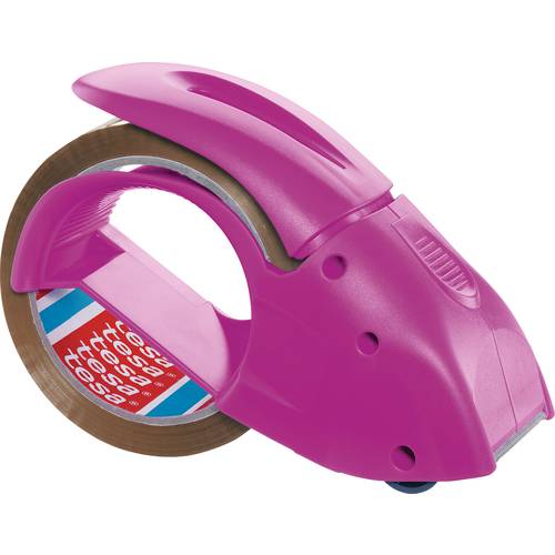 tesa Distributeur de ruban demballage Pack n Go rose Largeur du rouleau (max.): 50 mm Longueur du rouleau (max.) 66 m