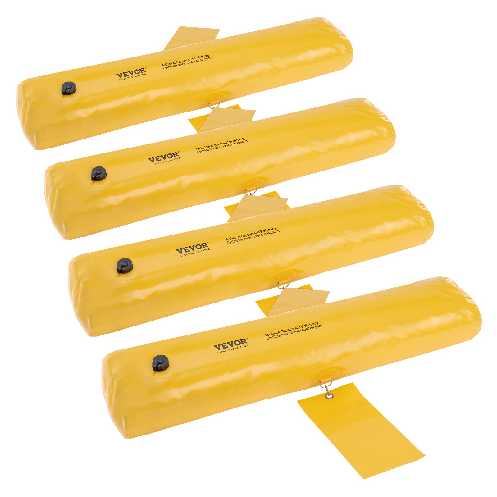 WIYETY Système Anti-Inondation Réutilisable: 3 Sac de Sable Longue Durée, Protection Efficace Contre les Inondations, pour Portes et Fenêtres (19 * 150cm