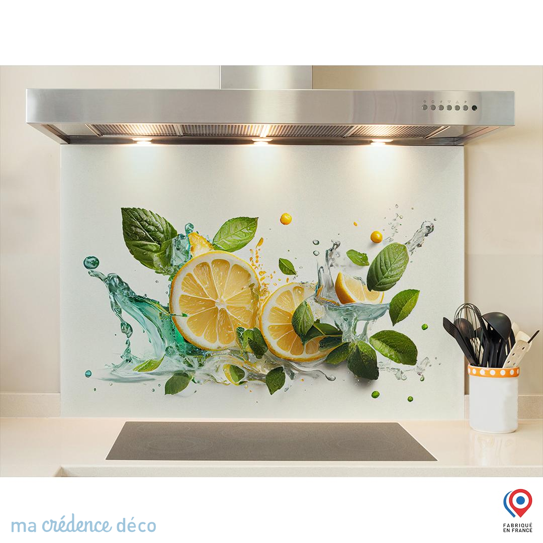 Soekavia - Dosseret De Cuisine Fond De Hotte En Verre Trempé 90x50 Cm Verre Trempe Nsme3570 Bonnevie 57513437