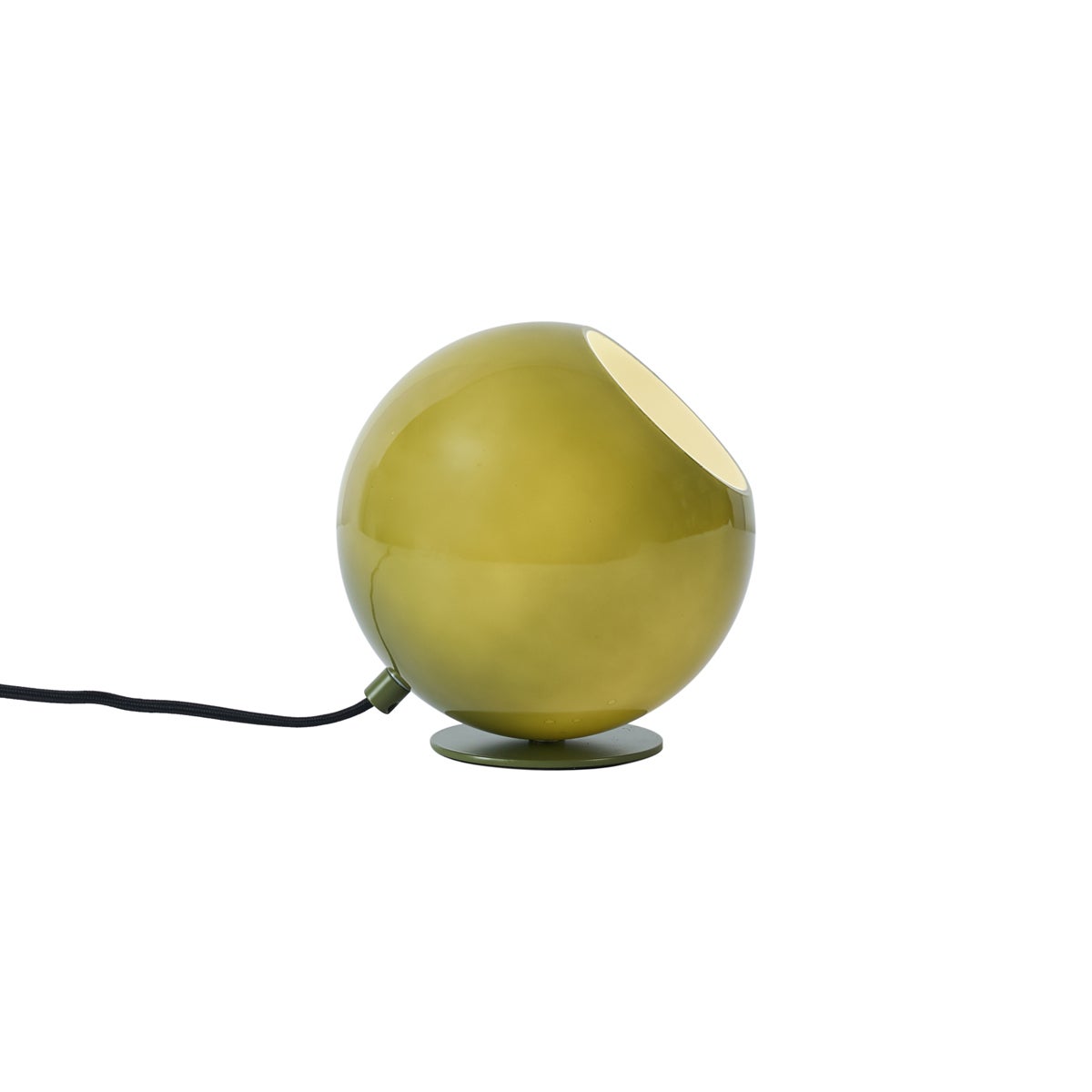 Lampa stołowa w stylu retro zielona ze szkłem - Mabel