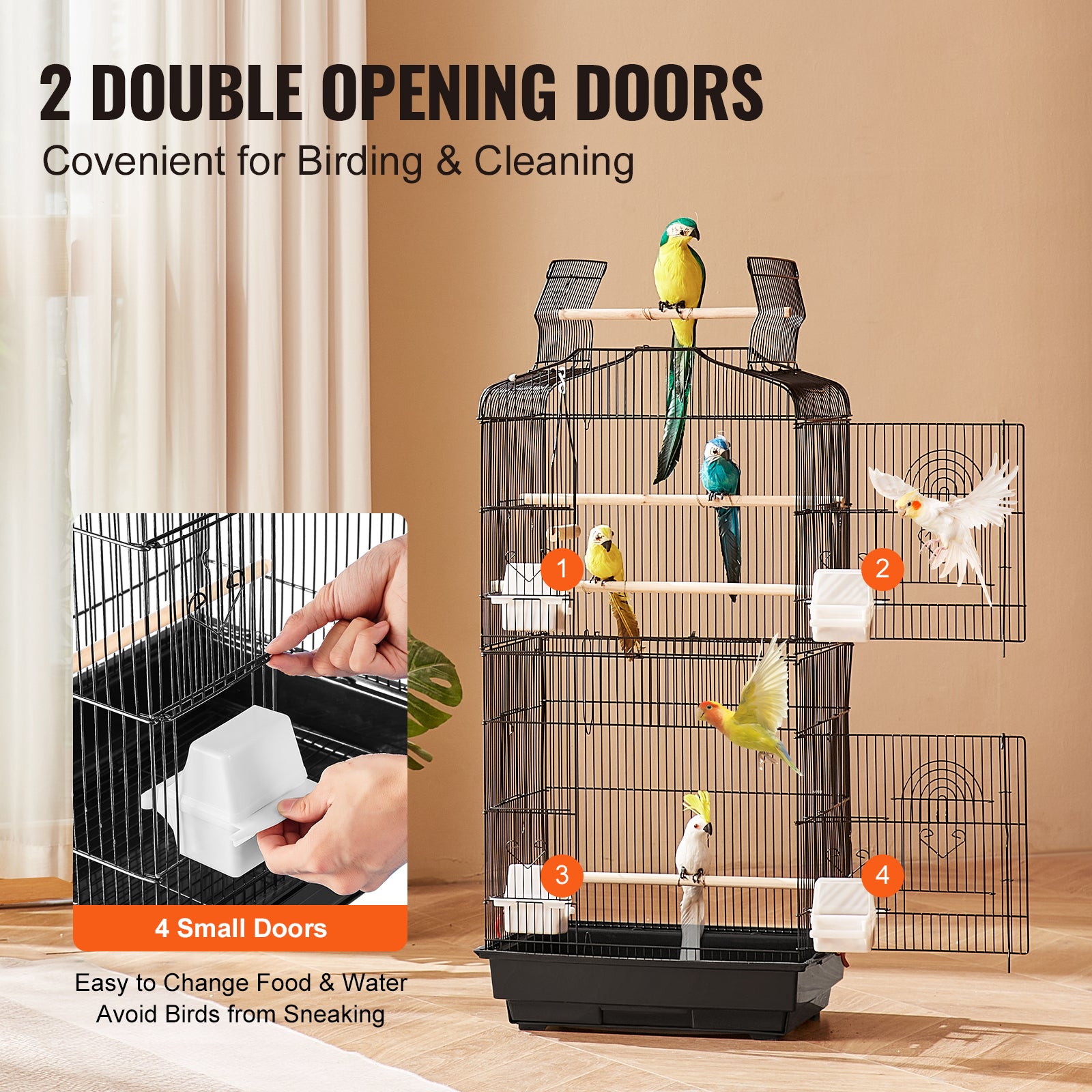 Cage à oiseaux pour perroquets 39 