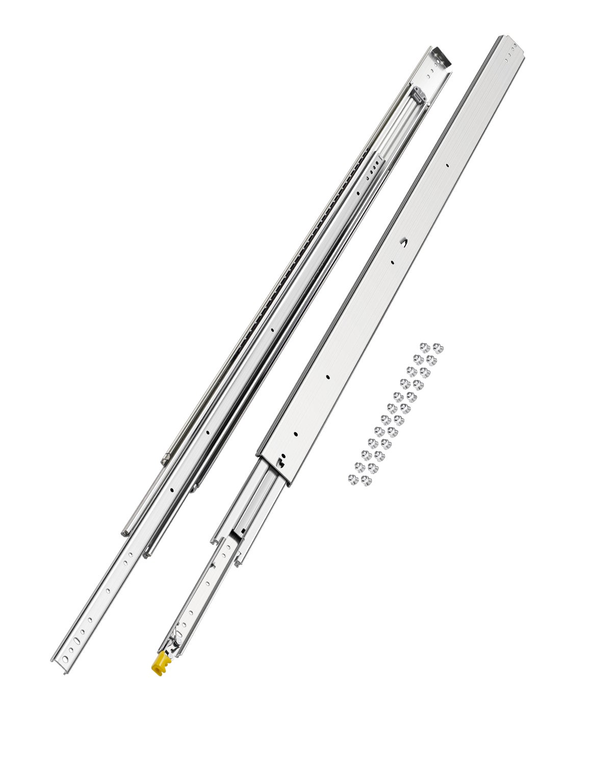 Prowadnice teleskopowe do szuflad, pełne wysunięcie, szyna do szuflad 1524 mm VEVOR