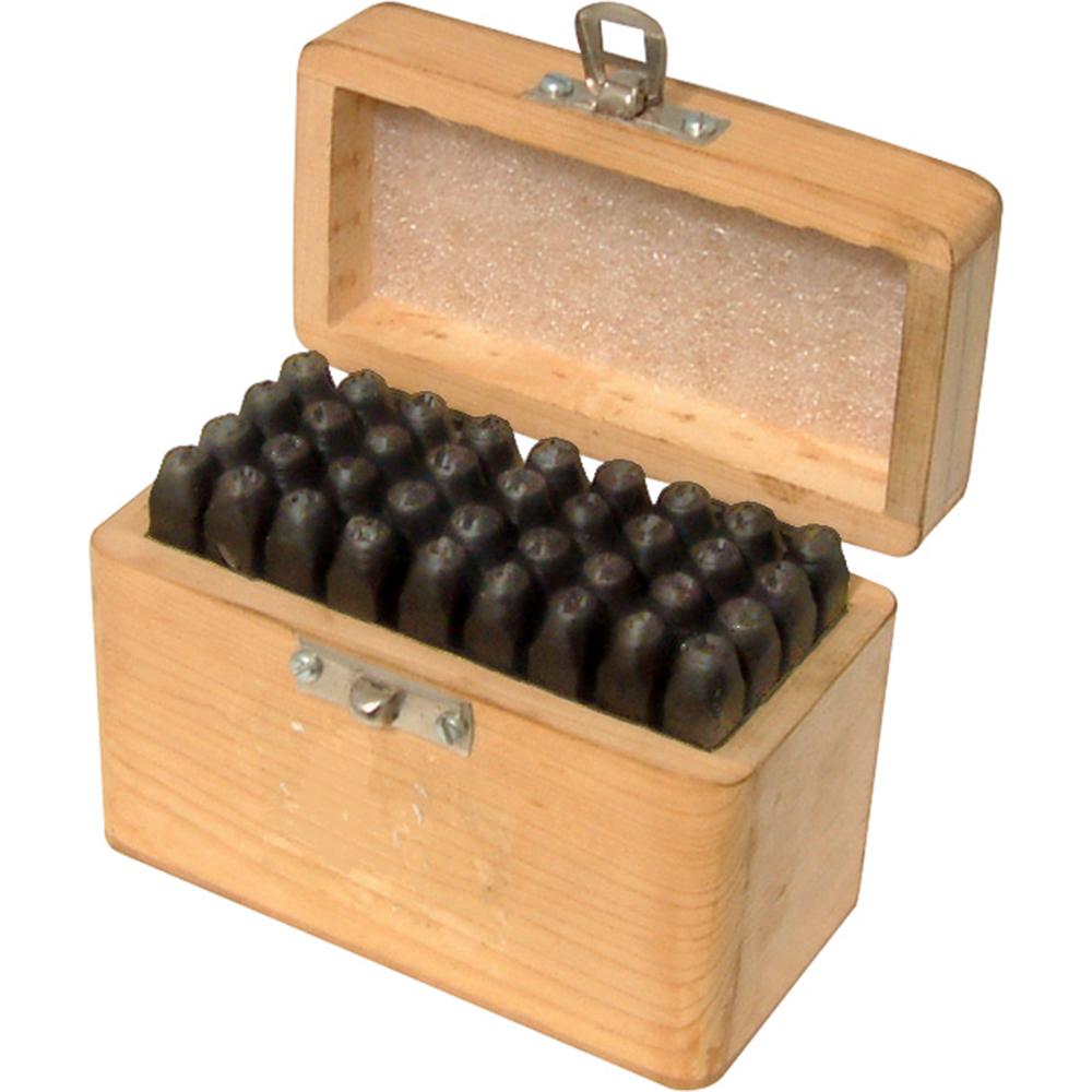 Boîte de 36 poinçons chiffres et lettres - 36 pcs - 2