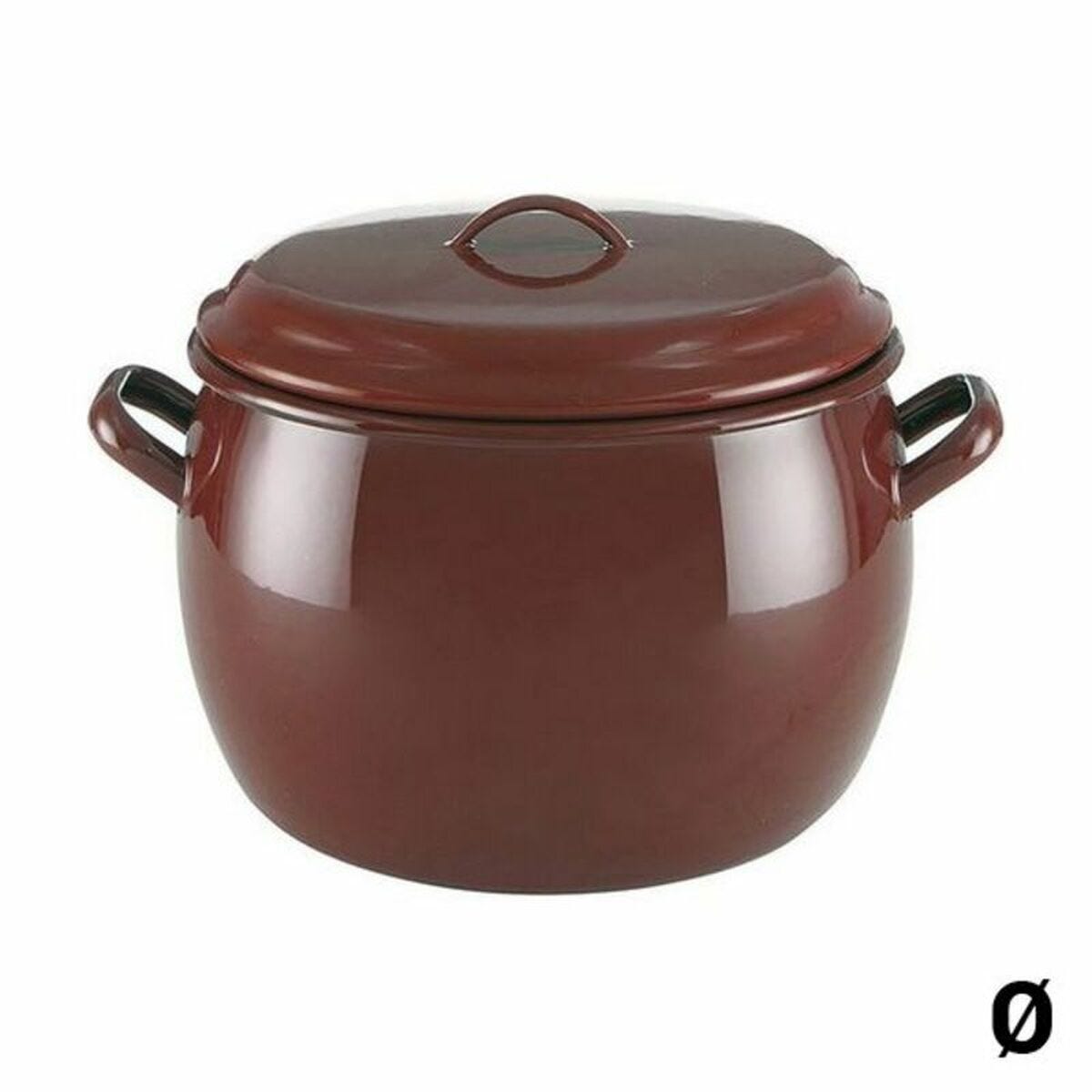 Casserole avec couvercle La Estrella Tige émaillée émaillée | bol Casserole avec couvercle La Estrella Tige émaillée émaillée | bol