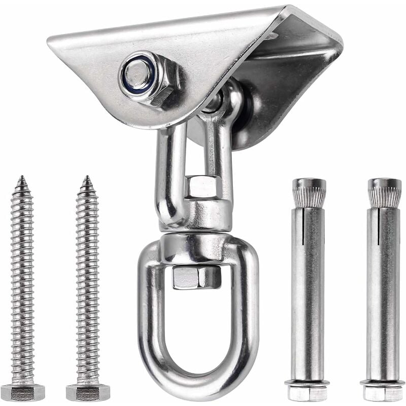 MroMax 10 Tornillos Autorroscantes De Tornillo De Ojo De 2.47 Pulgadas
