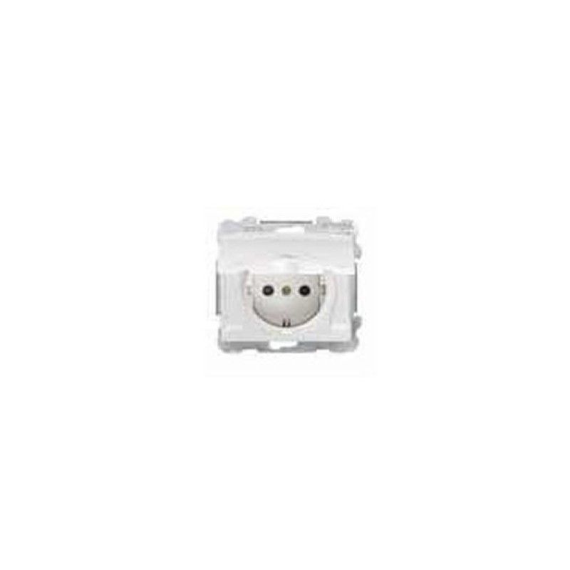 BASE ENCHUFE II+TT LATERAL SEGURIDAD BASE ENCHUFE 2P+T  TT LATERAL  CON Proteccion De Seguridad Emborne Por Tornillos B57e