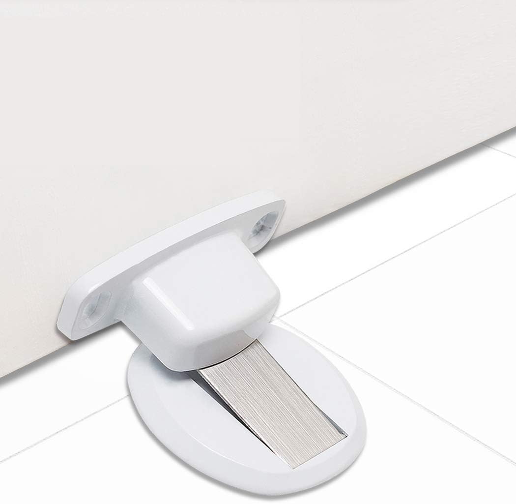 LEMROE Butée de porte en métal Aimant de butée de porte sans percer le ...