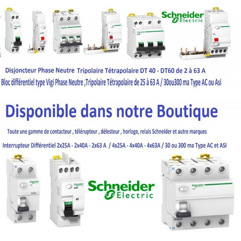 Délesteur Monophasé 1 Circuit 32a Schneider A9c15907 - 5