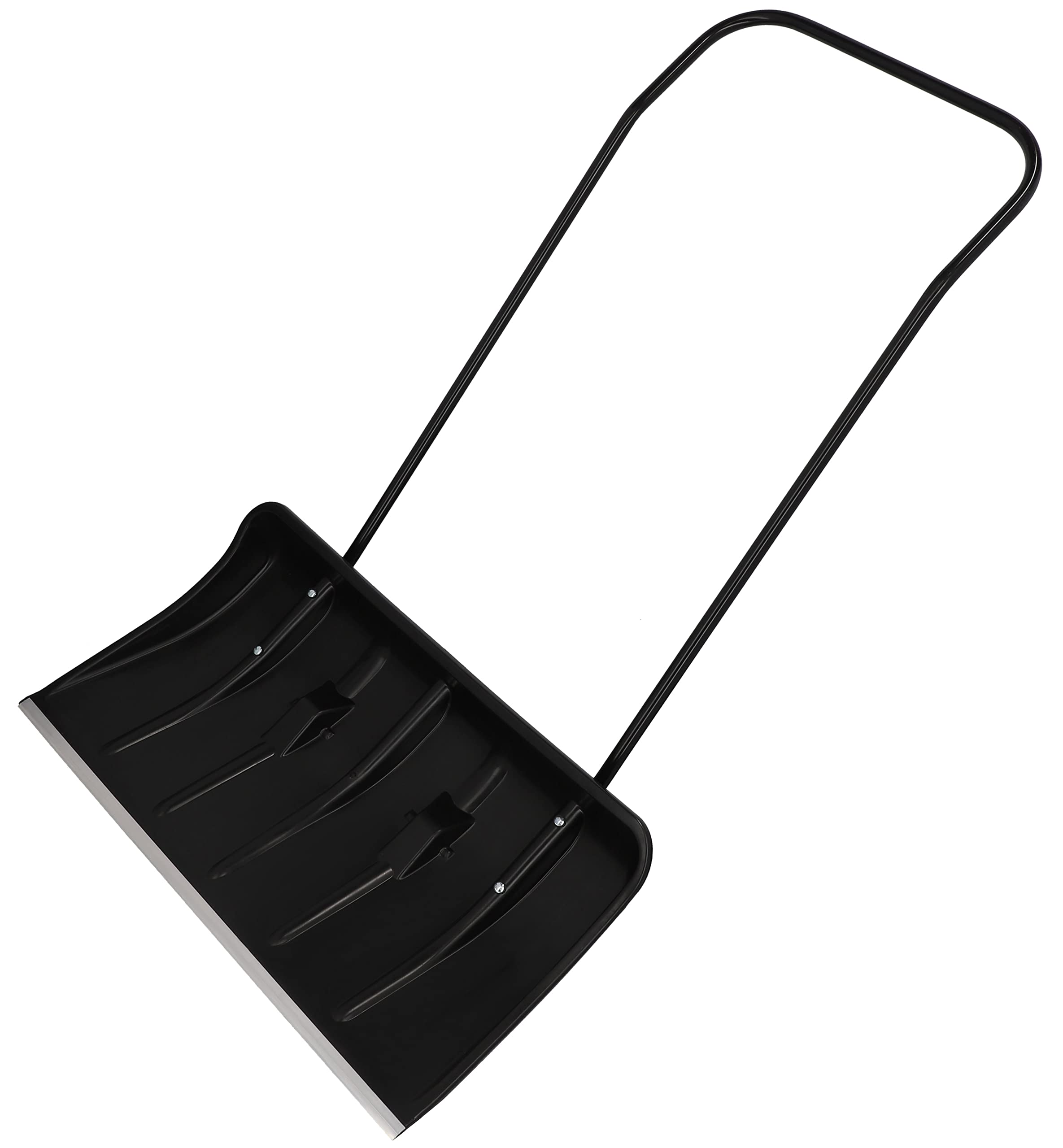 Pelle à Neige avec roues 80 cm - Profil en Aluminium, Manche en Métal Déneigeuse - Noir - KOTARBAU - 6