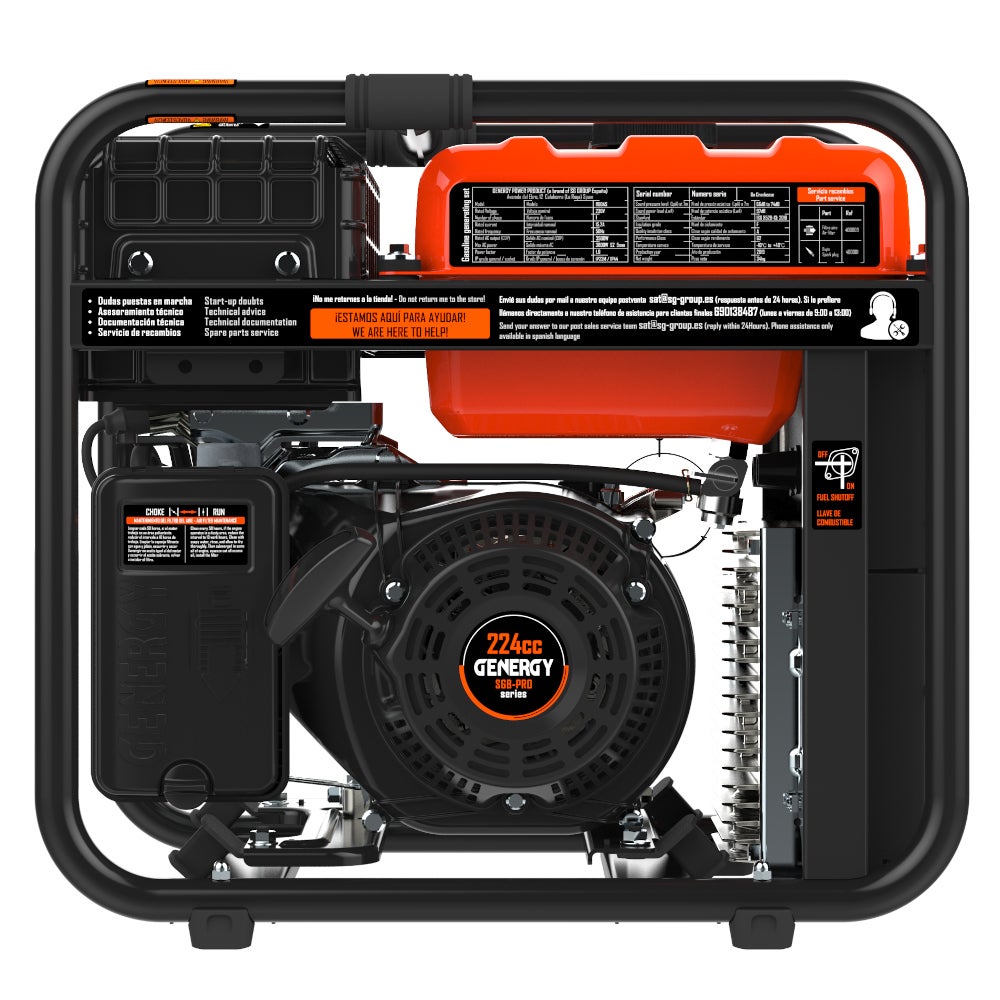 Groupe électrogéne inverter GENERGY RODAS 3800W Démarrage électrique - Générateur Électrique essence best seller - 3
