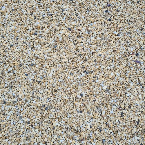 Sac de +/- 1,5T = 20M² Gravier jaune concassé 6/10 - 2