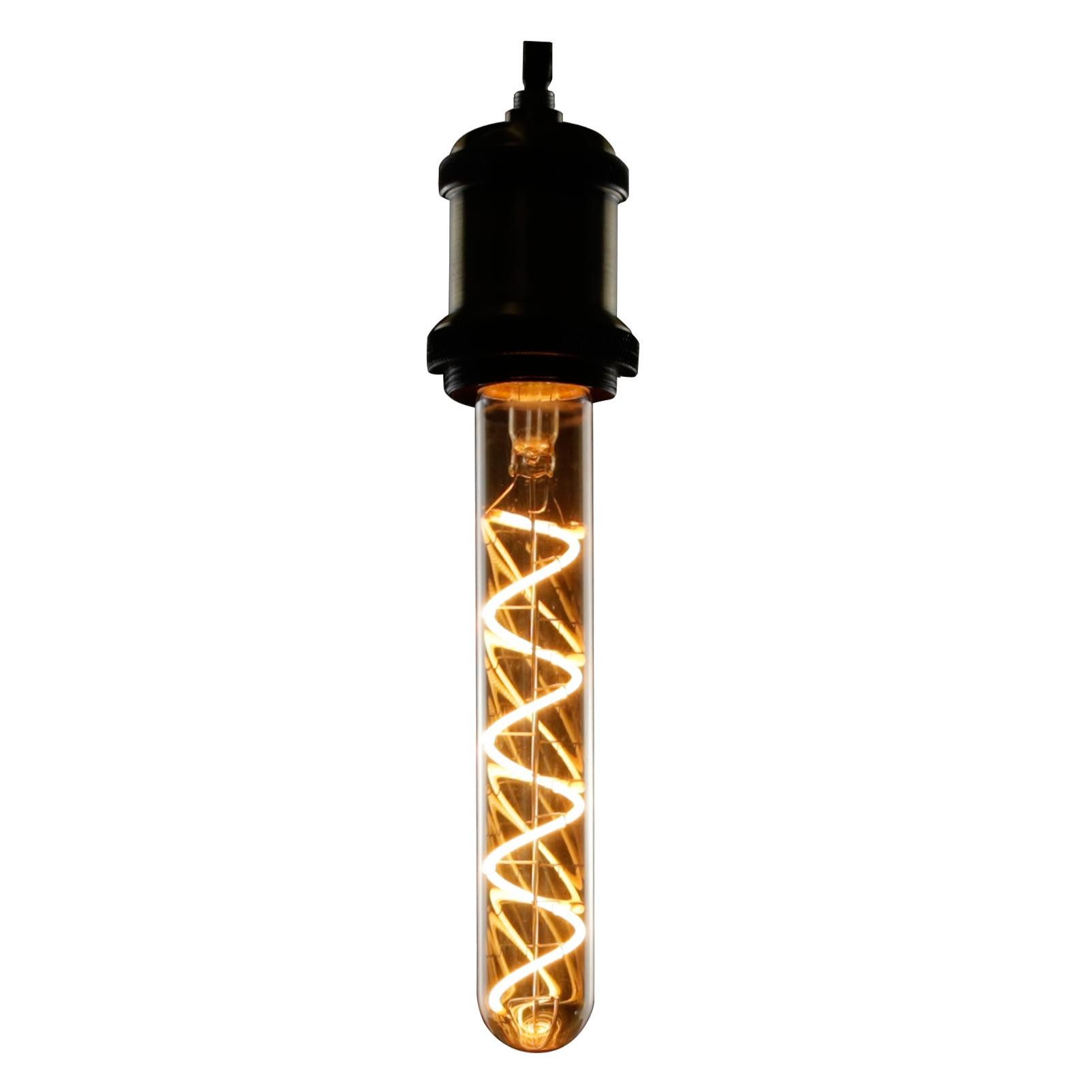 ZMH Żarówka LED Vintage Edison Tubular E27 4W Ciepła biel