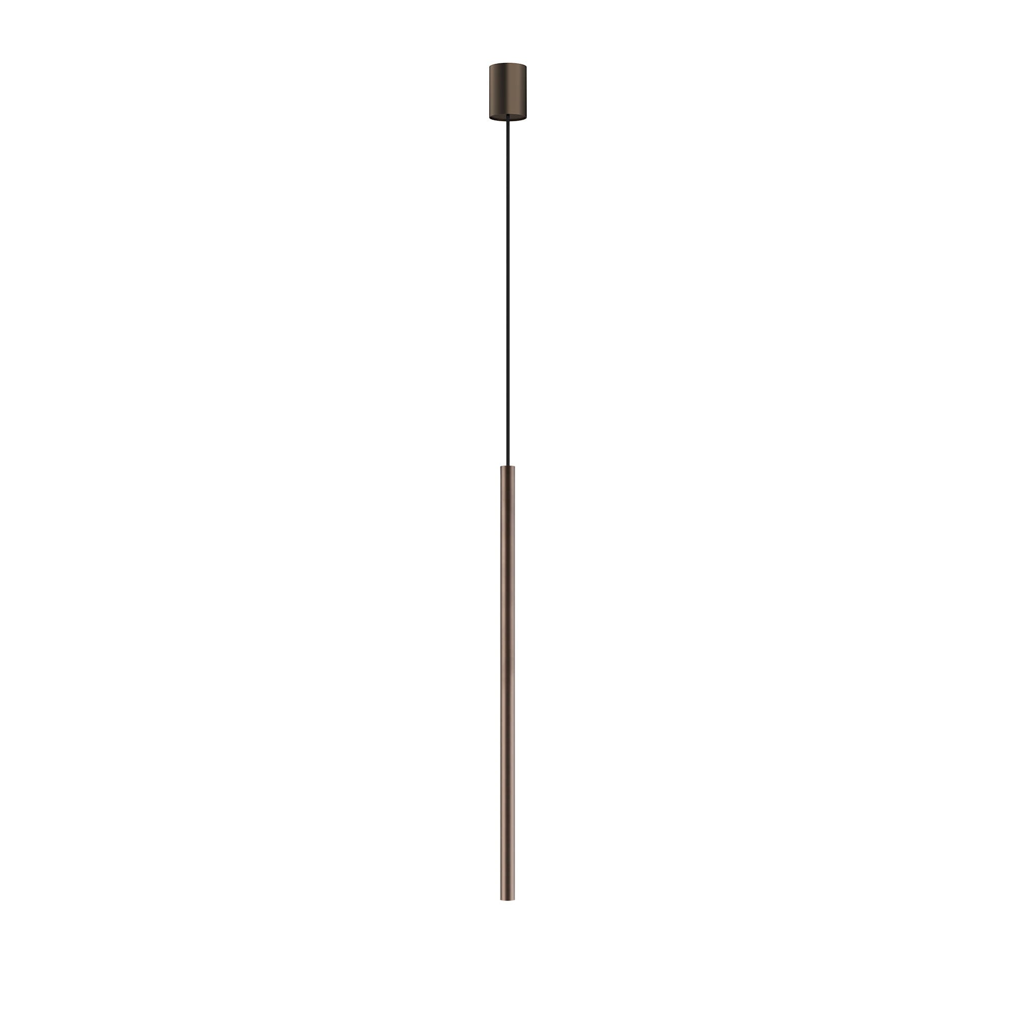 Lampa wisząca Laser satynowa czekoladowa 1xG9x10W punktowa tuba wym: 205 x 5,5 cm metal Nowodvorski Lighting
