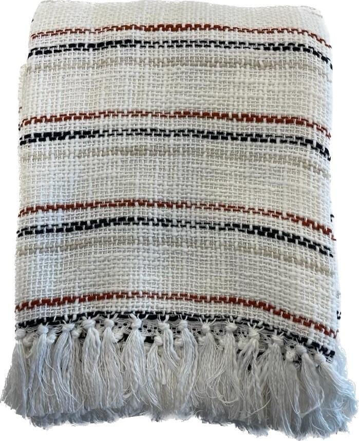 5 Pompons Multicolores En Soie De Coton - Longueur 8cm, Doux Au Toucher - Pour Fabrication Bijoux, Accessoires DIY, Signets, Souvenirs