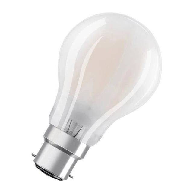 Ampoule standard LED OSRAM Verre dépoli - B22d - 10W 100 - Blanc Chaud