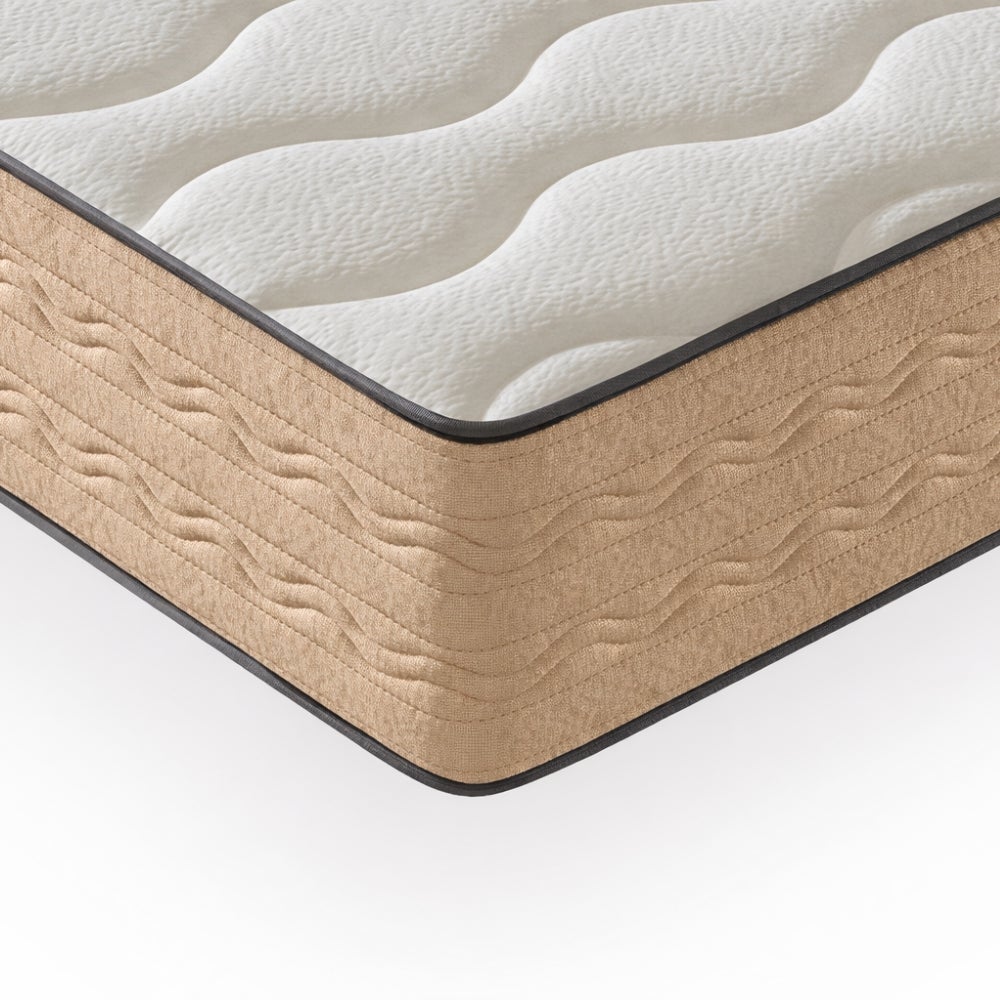 Matelas Mousse 150x190 - Ferme - Réversible - Côté Été/hiver - H25 Cm [+2 Oreillers] - 3
