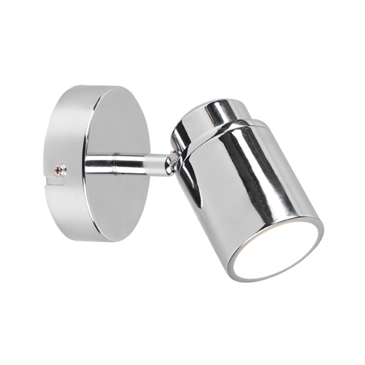 Kinkiet ścienny Angelo chromowany 1xGU10x5W do łazienki wym: 15,5 x 10,5 x 9 cm metal IP44 Trio