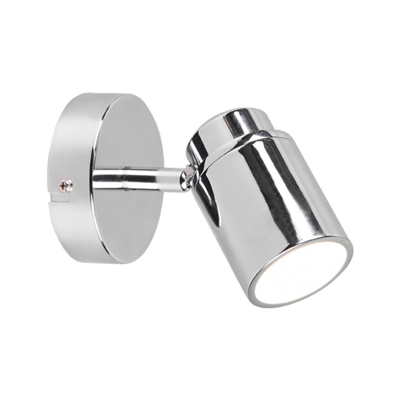 Kinkiet ścienny Angelo chromowany 1xGU10x5W do łazienki wym: 15,5 x 10,5 x 9 cm metal IP44 Trio