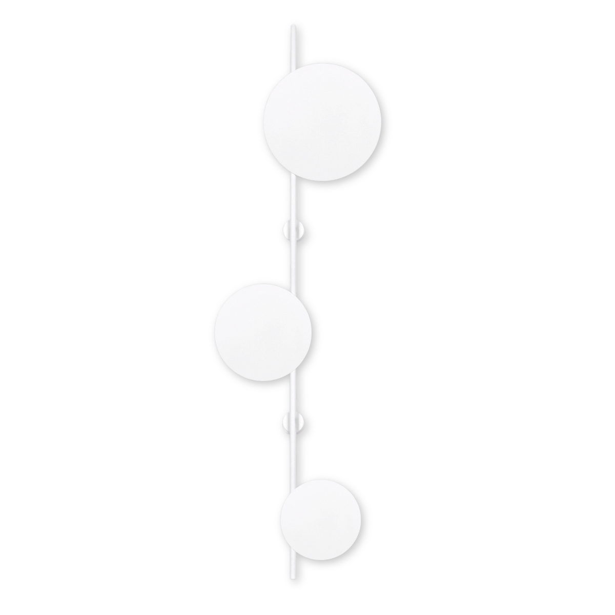 Kinkiet płaskie talerze na długim sticku PERO biały 3xG9x10W metal wym:141x50x8cm IP20 Kaja
