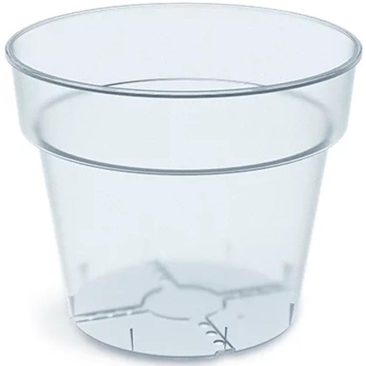 Doniczka do storczyka Planti transparentny 12 cm