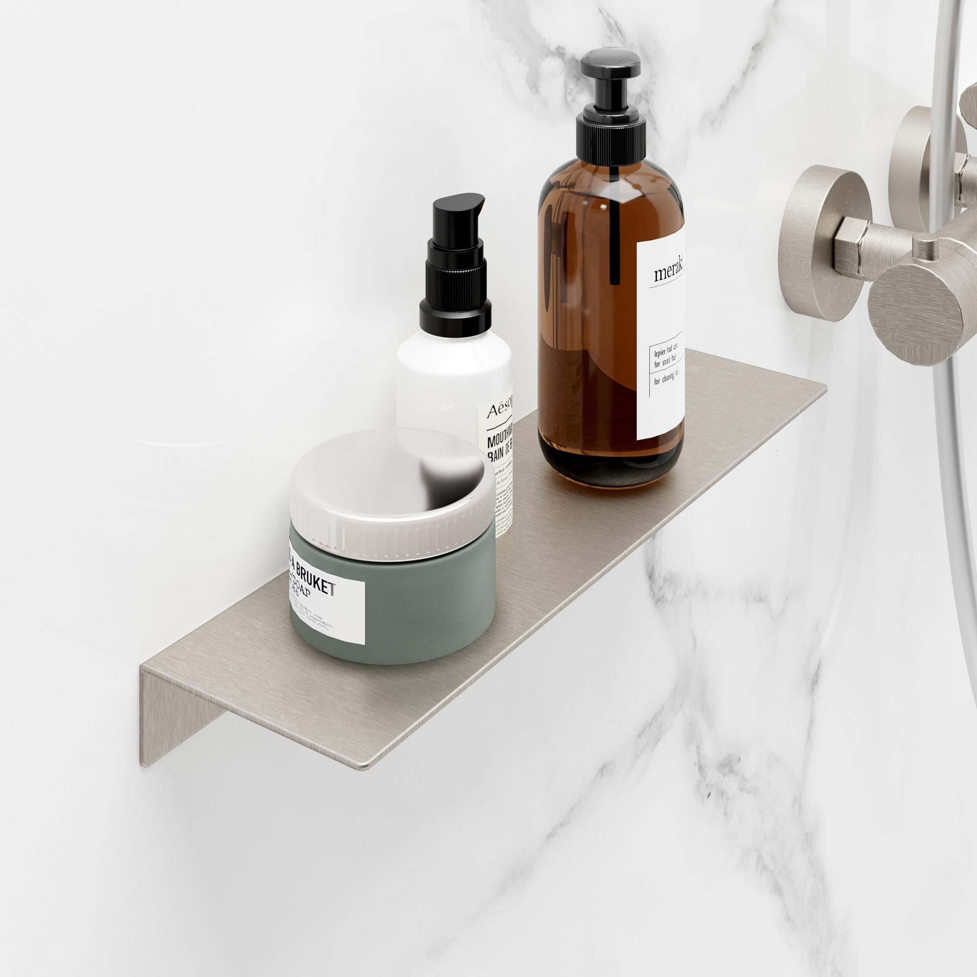 HASA Zone Lot De 3 Etagere Murale Salle De Bain, Etagere Bois Murale Avec Porte-Serviettes, Etagere Bois Pour Cuisine, Salle De Bain, Salon, Bureau