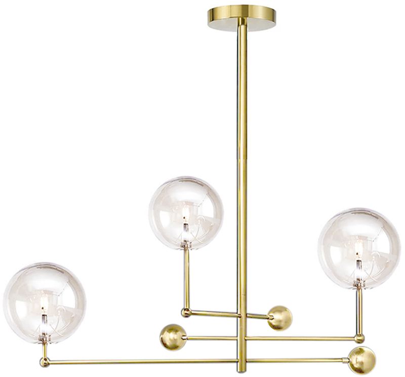 Lampa Sufitowa Wisząca Toolight App918-3Cp Złoty