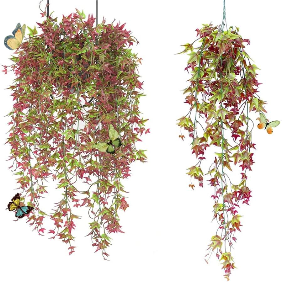 Acheter Guirlande De Feuilles De Lierre Vertes Artificielles, 2.1M, Vigne Murale Suspendue En Soie, Décoration De Jardin De Maison, Fête De Mariage, Fausse Couronne De Feuilles DIY