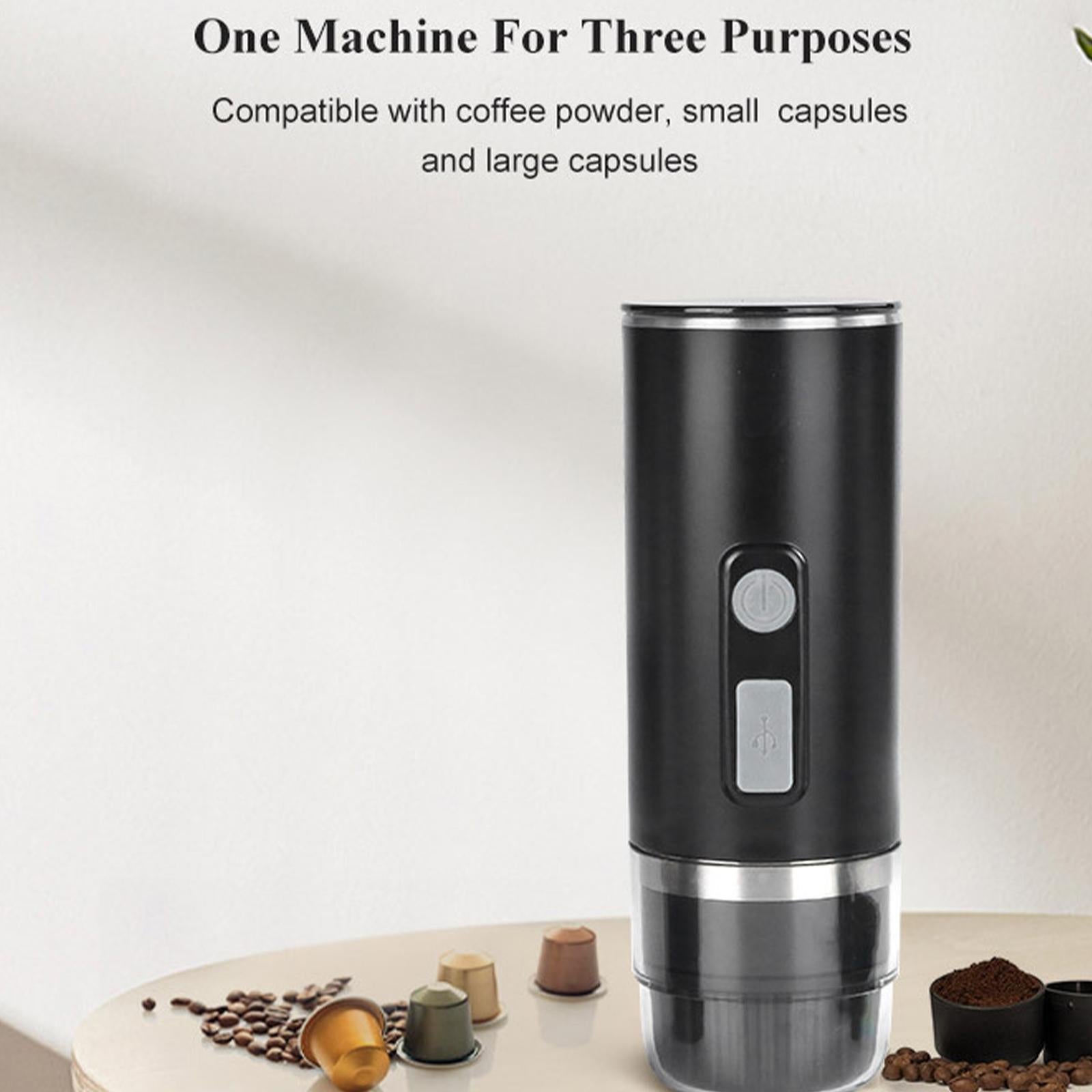 Macchina per espresso portatile automatica ☕ Capsule e caffè macinato, 110 ml, batteria al litio, pressione 15 bar - 3