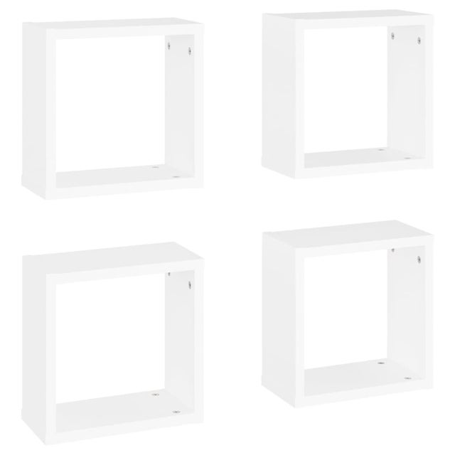 Natural Goods Berlin 1x Estante RAHMEN, Sistema De Estantería Cubo Para Estante De 30 Cm, Estante De Pared, Soporte De Pared, Marco Lateral De Metal De Pie Libre (Blanco, 30 X 35cm