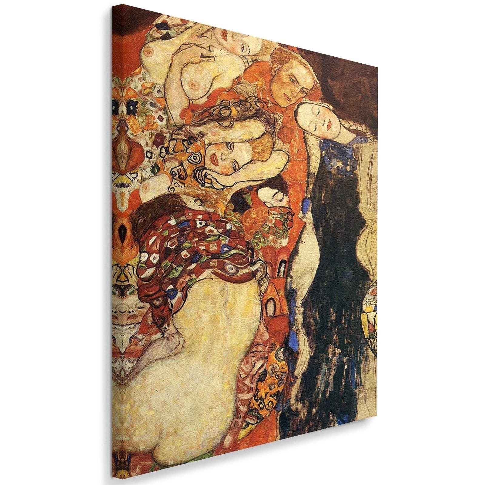 Tableau image de reproduction de g. Klimt - mariée (inachevé) - 40 x 60 cm - 2