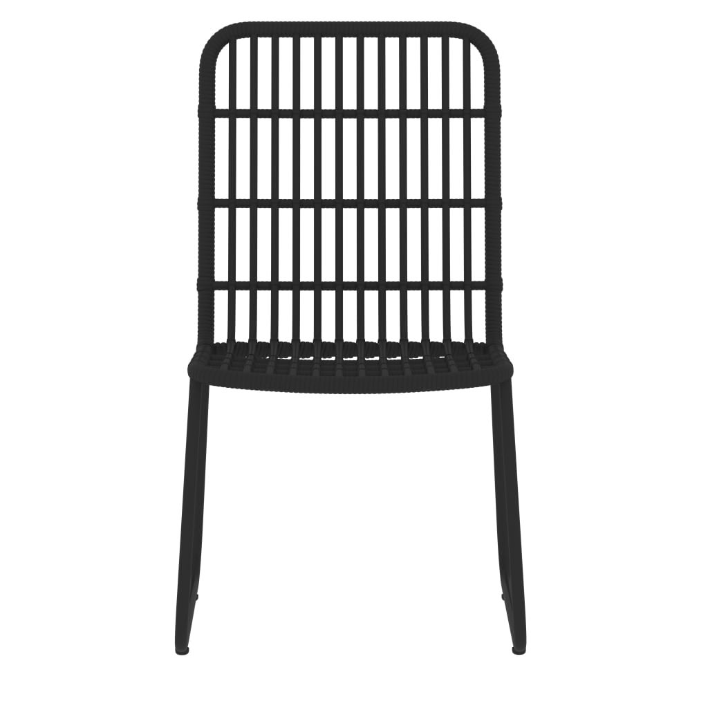 Set da pranzo da giardino mobili da esterno 3 pezzi nero 02_0013671 - 3