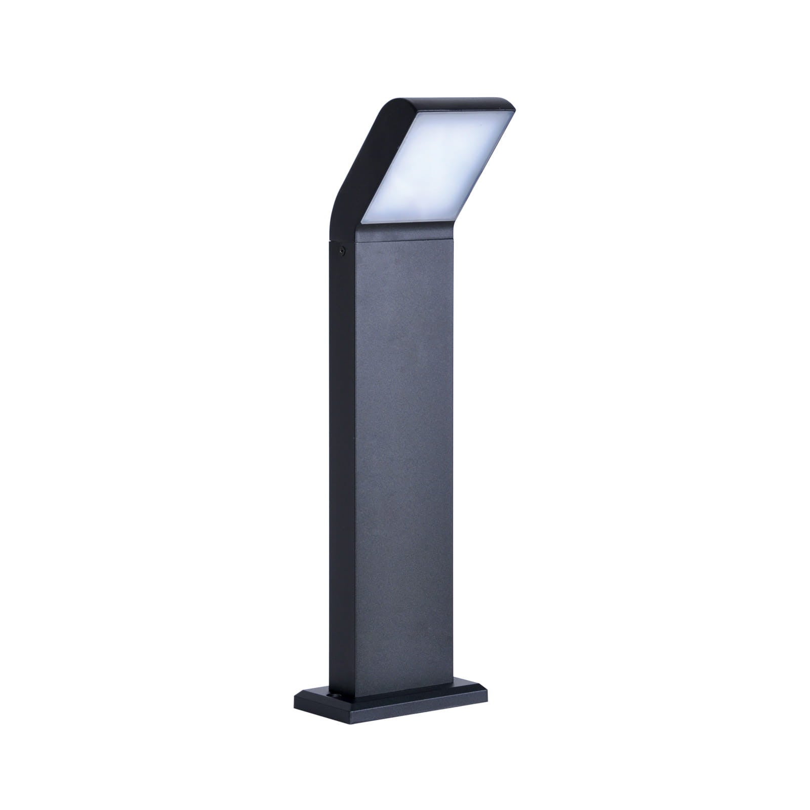 Lampa ogrodowa stojąca Vidar czarno-biała LED 12W 4000K 550lm IP54 wym: 49 x 14 cm metal Kaja