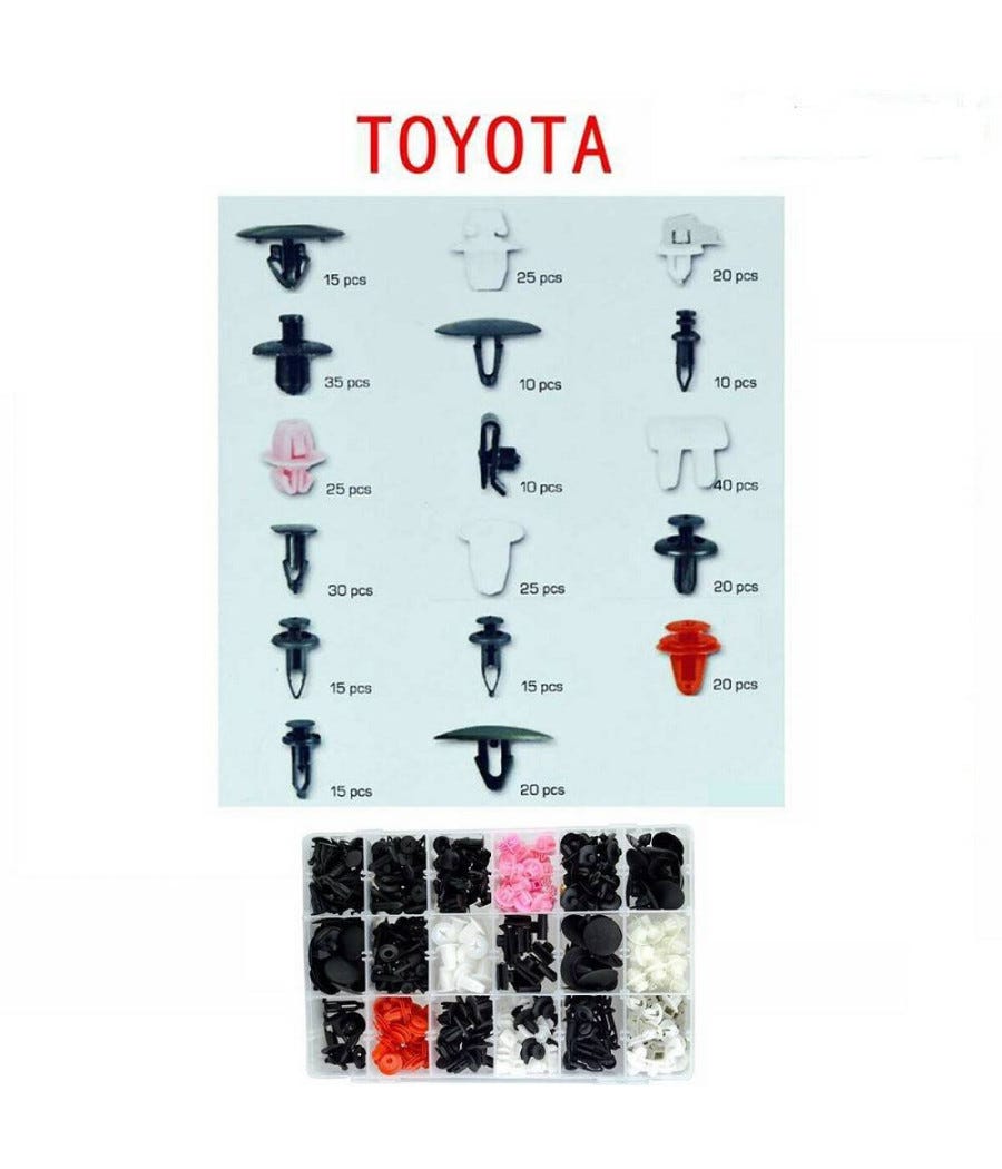 25 Pz Clip Di Fissaggio Cappuccio Compatibili Per Toyota E Per Lexus 25 Pz Clip Di Fissaggio Cappuccio Compatibili Per Toyota E Per Lexus