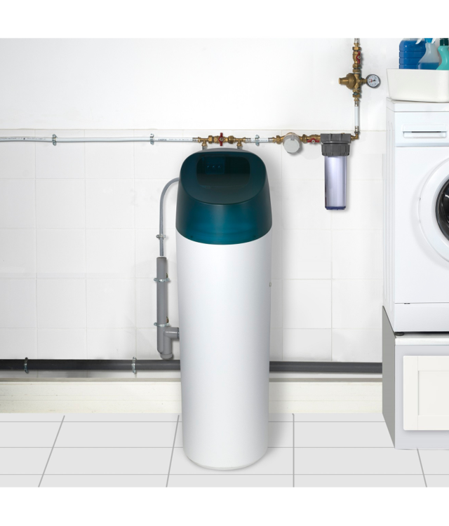 Adoucisseur d'eau 25L Vanne Fleck 5600 SXT complet avec accessoires