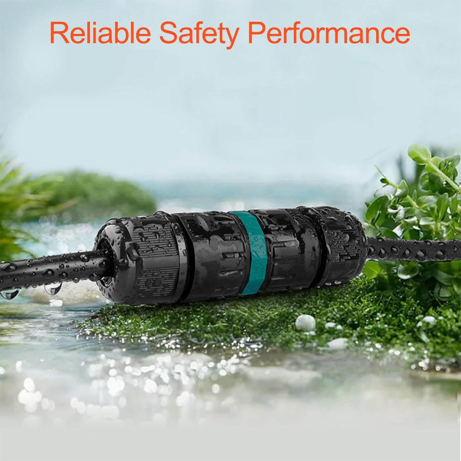 Lot de 4 Connecteur Etanche 3 Fils, Connecteurs de Fils Étanches, Boite de Jonction Electrique, Raccord Electrique Etanche IP68 - 4