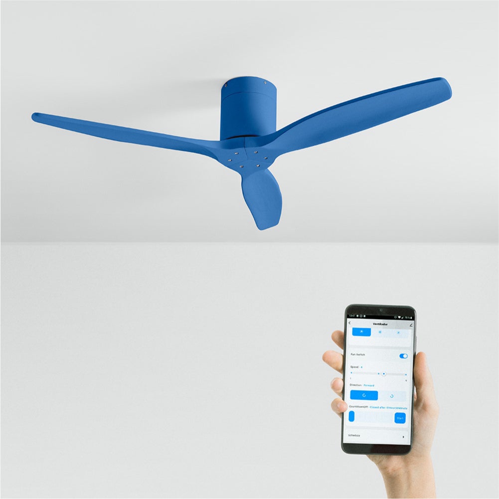 CREATE - WIND CALM - Cichy wentylator sufitowy 40W z technicznymi łopatkami ABS w różnych rozmiarach -