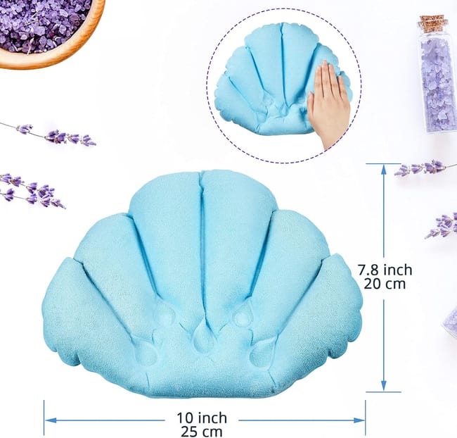 Cuscino per vasca da bagno per il collo Poggiatesta morbido con ventosa Cuscino da bagno SPA Fornure per il bagno in PVC 21 * 31 cm Accessori da bagno 15 Cuscino per vasca da bagno per il collo Poggiatesta morbido con ventosa Cuscino da bagno SPA Fornure per il bagno in PVC 21 * 31 cm Accessori da bagno 15