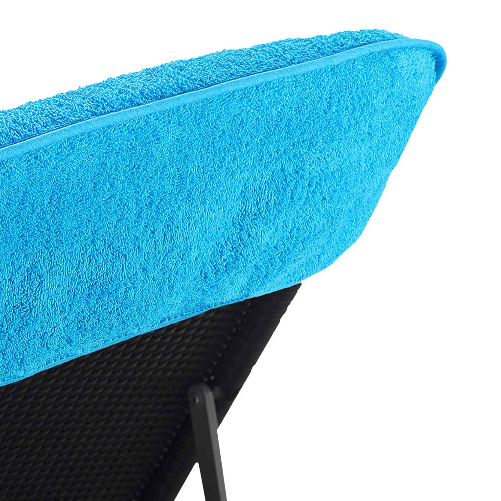 Serviettes de plage 2 pcs tissu turquoise 400 g/m2 60x135 cm - COMFORTXL - 6